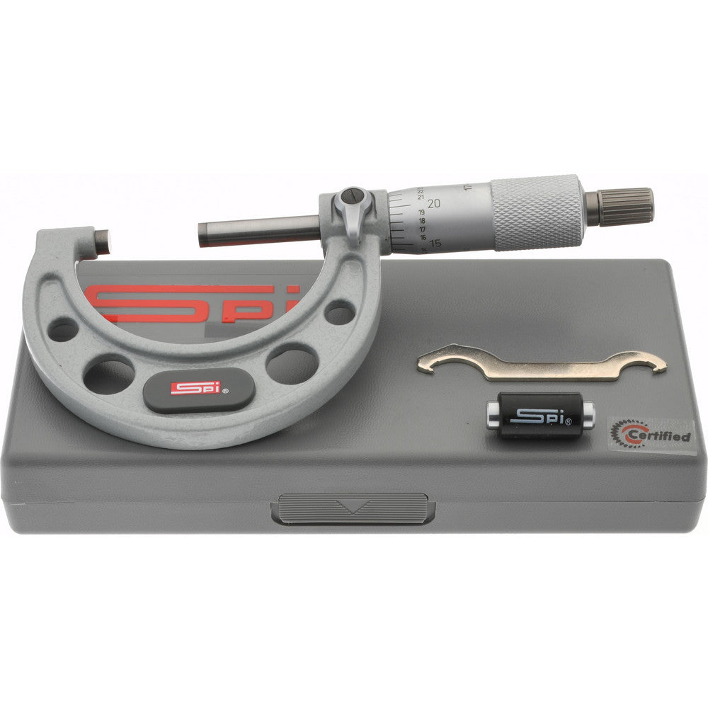 SPI CMS161205002 Mechanical Outside Micrometer 2" Range, 0.0001" Graduation