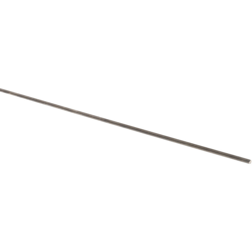 ALL AMERICA THREADED PRODUCTS 56057 General-Purpose Threaded Rod #8-32, 2' OAL, Stainless Steel, Bright/Uncoated Finish