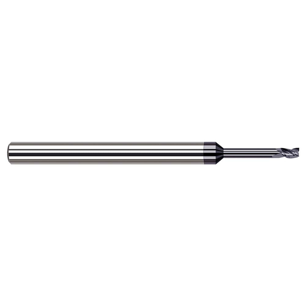 Harvey Tool 934820-C3 Square End Mill 0.50 mm Dia, 3 Flute, Solid Carbide