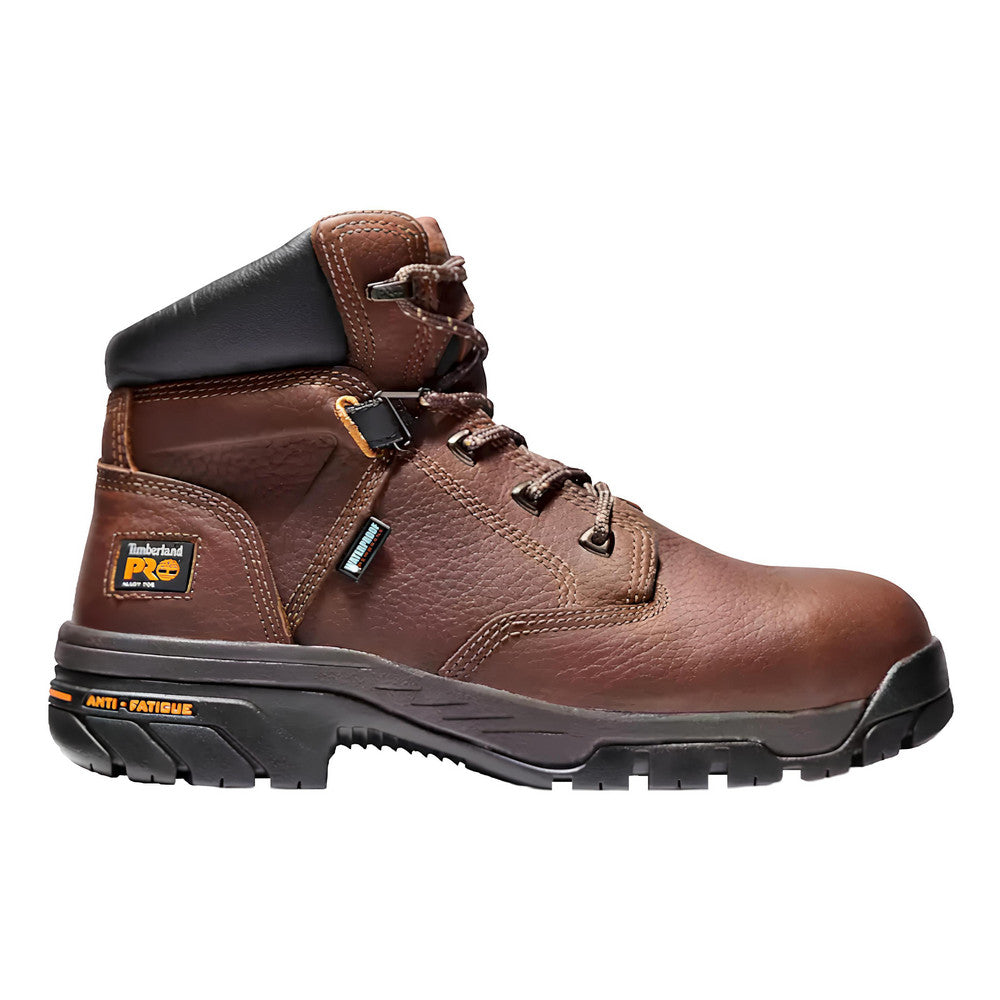 Timberland PRO TB185594214105M Work Boot Size 10.5, 6" High, Leather, Steel Toe