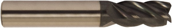 Accupro 95170104 Corner Radius End Mill 7/16" Dia, 5/8" LOC, 38 deg Helix, Corner Radius End, Centercutting Series HS