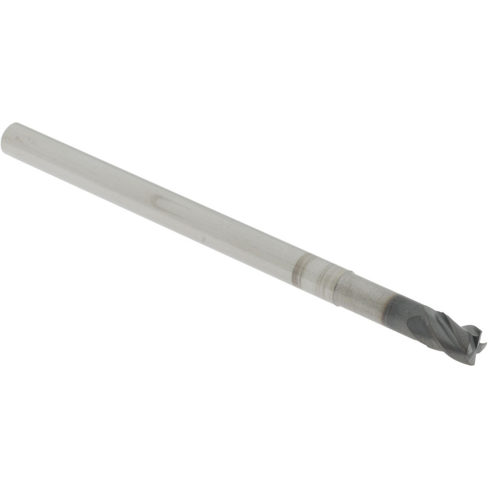 Accupro 310745 Corner Radius End Mill 3/16" Dia, 7/32" LOC, 38 deg Helix, Corner Radius End, Centercutting Series HS