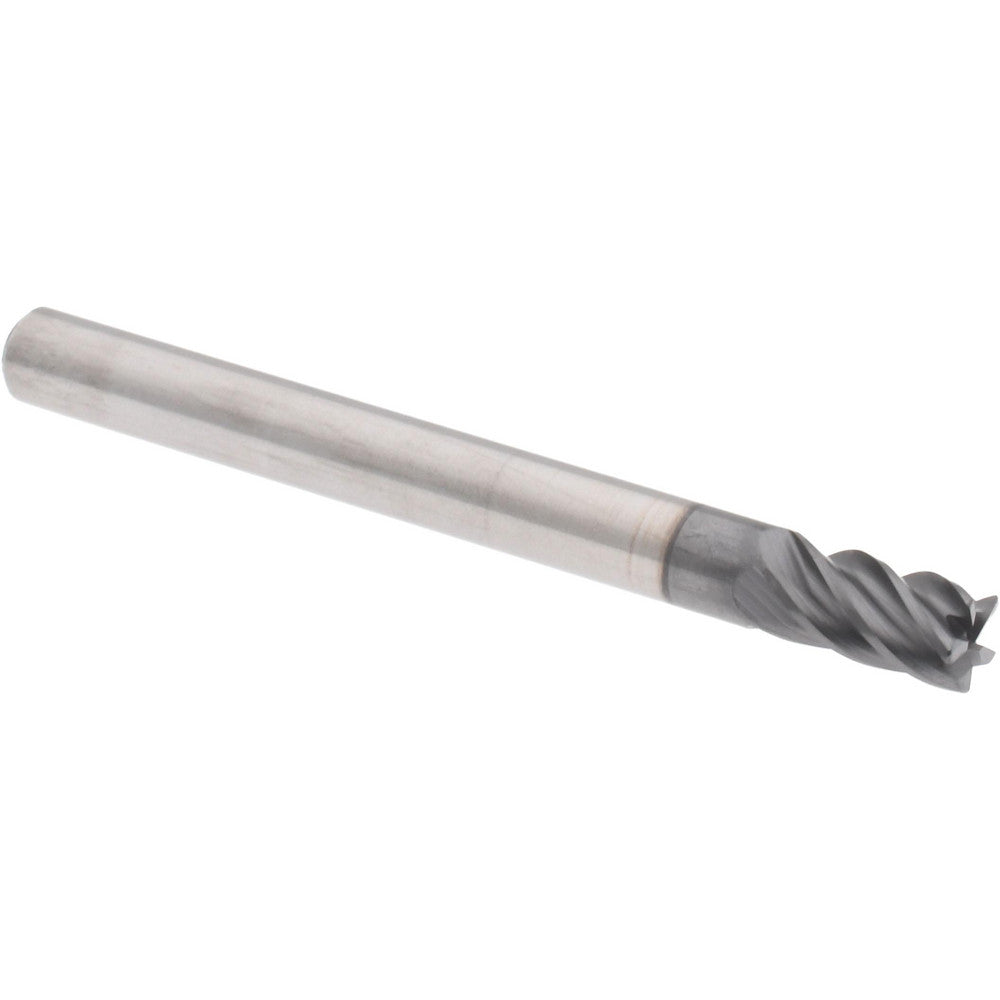 Accupro 311375 Corner Radius End Mill 3/16" Dia, 5/16" LOC, 38 deg Helix, Corner Radius End, Centercutting Series HS