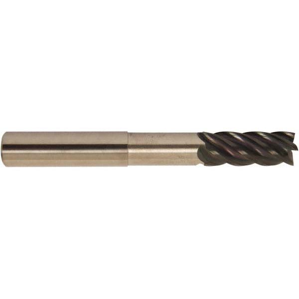Accupro 312090 Square End Mill 1/4" Dia, 3/8" LOC, 5 Flute, Solid Carbide