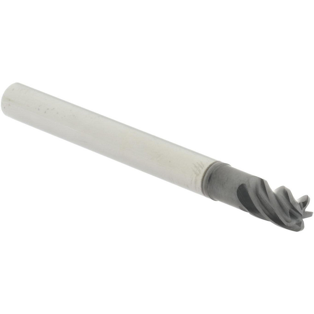 Accupro 312046 Corner Radius End Mill 3/16" Dia, 1/4" LOC, 38 deg Helix, Corner Radius End, Centercutting Series HS