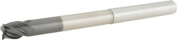 Accupro 310910 Corner Radius End Mill 1/2" Dia, 5/8" LOC, 38 deg Helix, Corner Radius End, Centercutting Series HS