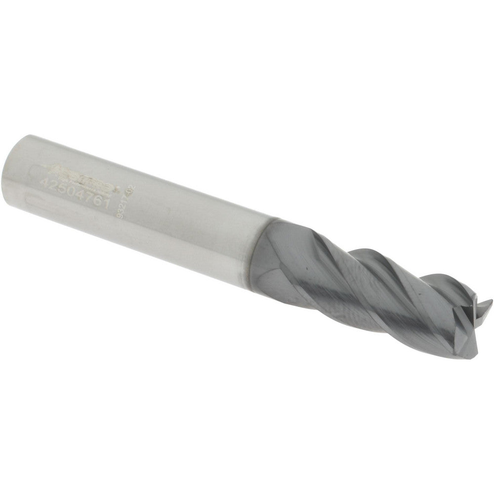 Accupro 95169967 Corner Radius End Mill 3/8" Dia, 7/8" LOC, 38 deg Helix, Corner Radius End, Centercutting Series HS