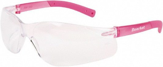 MCR Safety BK220 Safety Glasses Scratch-Resistant, Polycarbonate, Clear Lenses, Frameless