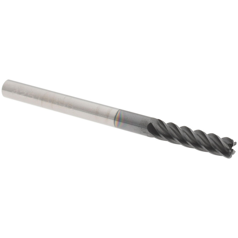 Accupro 311403 Corner Radius End Mill 3/16" Dia, 3/4" LOC, 38 deg Helix, Corner Radius End, Centercutting Series HS