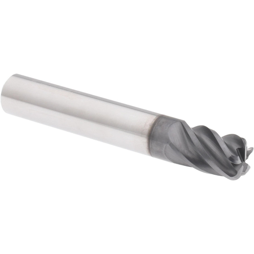 Accupro 311489 Corner Radius End Mill 5/16" Dia, 7/16" LOC, 38 deg Helix, Corner Radius End, Centercutting Series HS