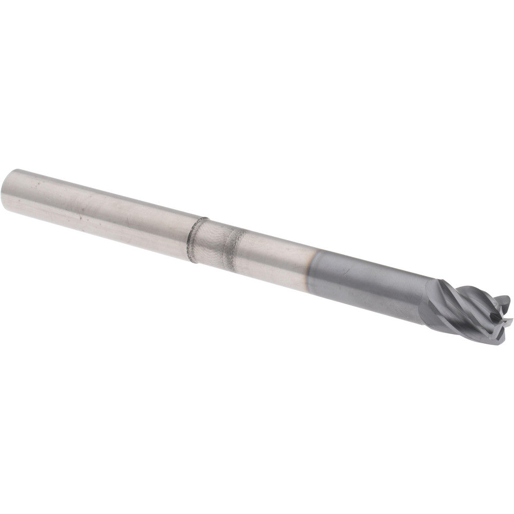 Accupro 312222 Corner Radius End Mill 1/2" Dia, 5/8" LOC, 38 deg Helix, Corner Radius End, Centercutting Series HS