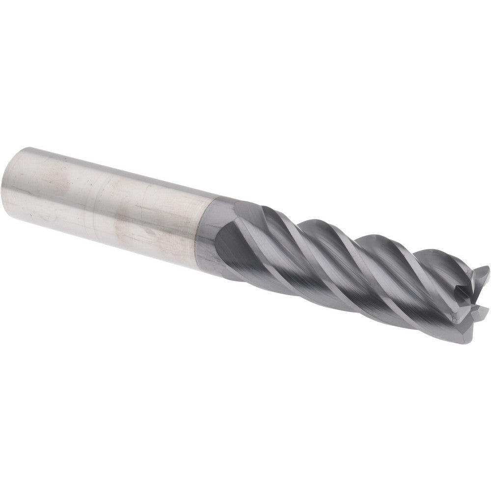Accupro 311808 Corner Radius End Mill 3/4" Dia, 2-1/4" LOC, 38 deg Helix, Corner Radius End, Centercutting Series HS