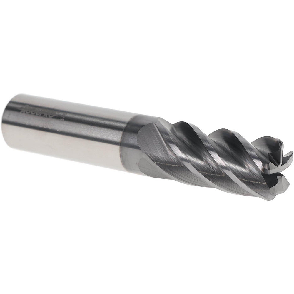 Accupro 311789 Corner Radius End Mill 3/4" Dia, 1-5/8" LOC, 38 deg Helix, Corner Radius End, Centercutting Series HS