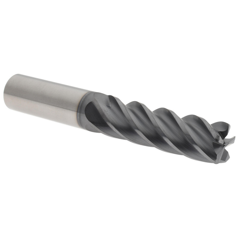Accupro 311745 Corner Radius End Mill 5/8" Dia, 2-1/8" LOC, 38 deg Helix, Corner Radius End, Centercutting Series HS