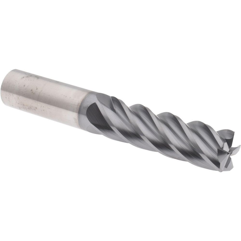 Accupro 311743 Corner Radius End Mill 5/8" Dia, 2-1/8" LOC, 38 deg Helix, Corner Radius End, Centercutting Series HS