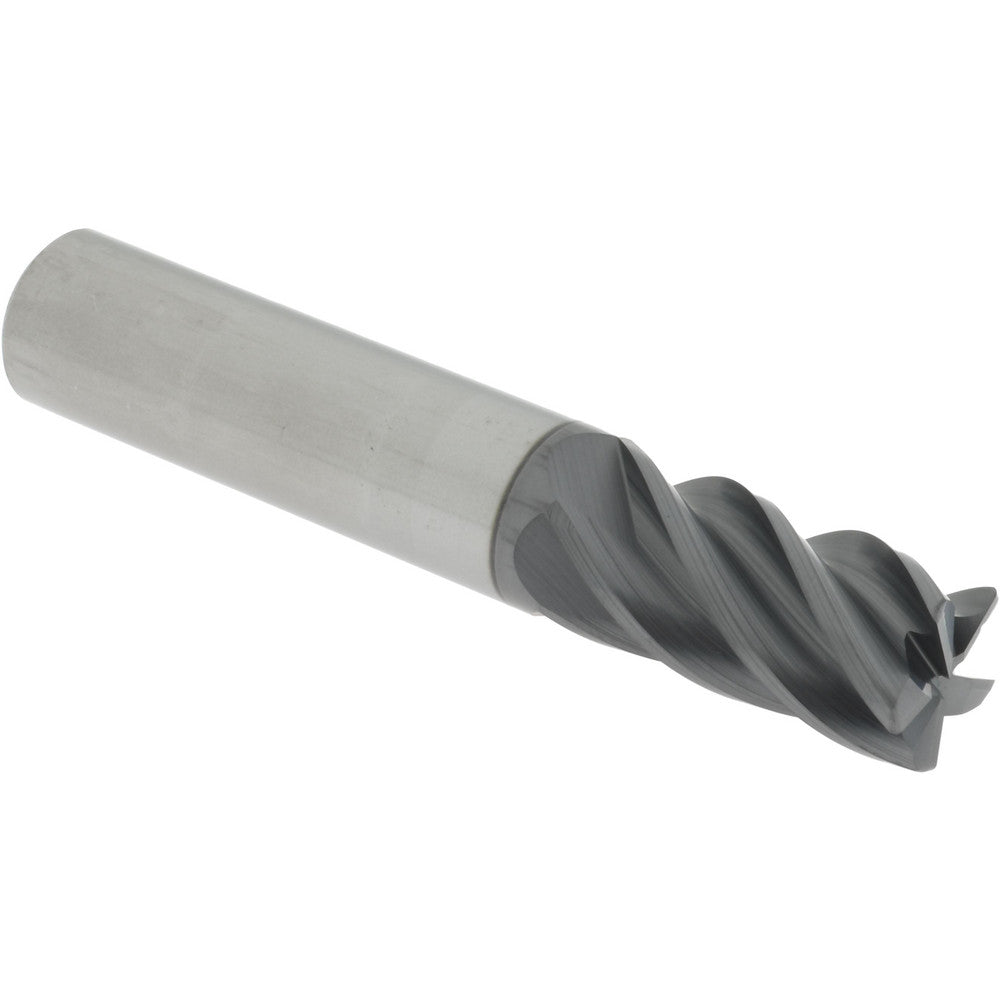 Accupro 311712 Corner Radius End Mill 5/8" Dia, 1-1/4" LOC, 38 deg Helix, Corner Radius End, Centercutting Series HS