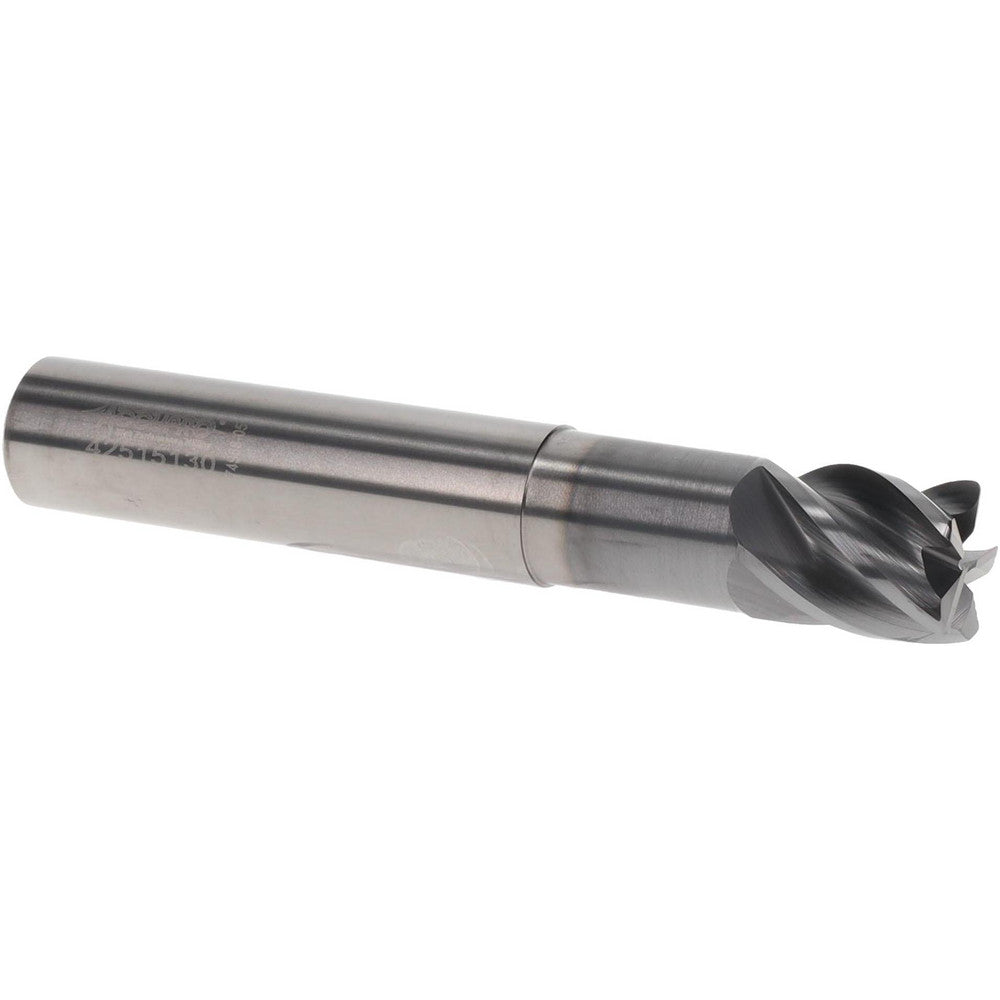 Accupro 312253 Corner Radius End Mill 5/8" Dia, 3/4" LOC, 38 deg Helix, Corner Radius End, Centercutting Series HS