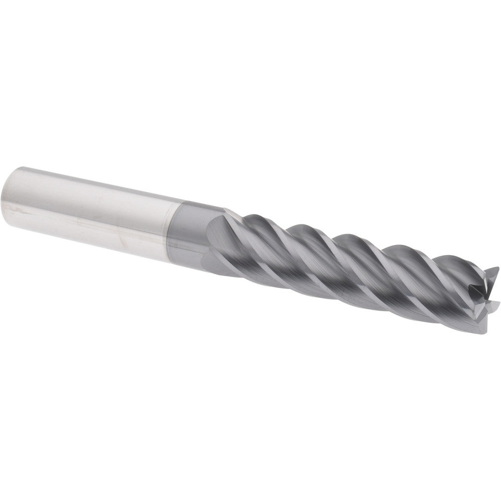 Accupro 311674 Corner Radius End Mill 1/2" Dia, 2" LOC, 38 deg Helix, Corner Radius End, Centercutting Series HS