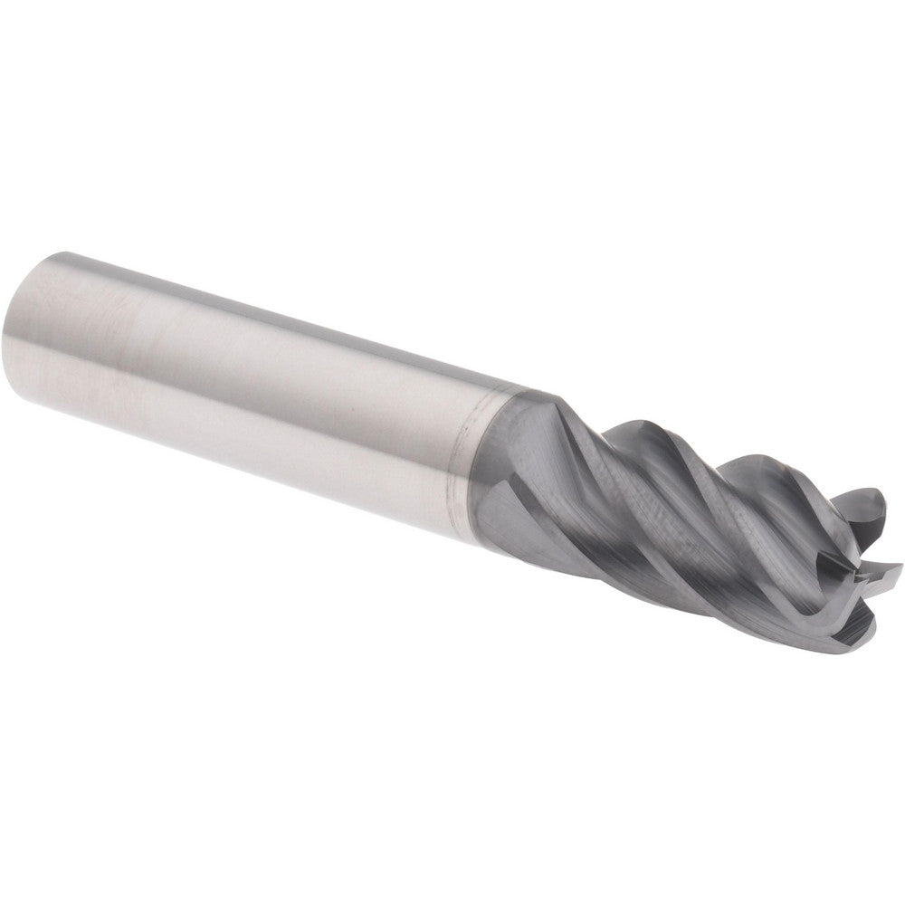 Accupro 311626 Corner Radius End Mill 1/2" Dia, 1" LOC, 38 deg Helix, Corner Radius End, Centercutting Series HS