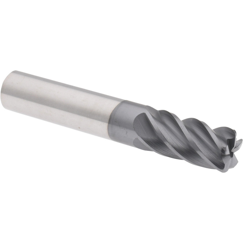 Accupro 311622 Corner Radius End Mill 1/2" Dia, 1" LOC, 38 deg Helix, Corner Radius End, Centercutting Series HS
