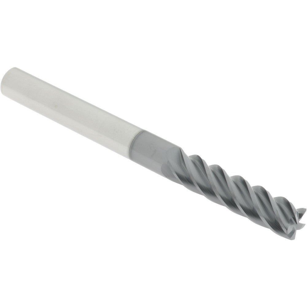Accupro 311582 Corner Radius End Mill 3/8" Dia, 1-1/2" LOC, 38 deg Helix, Corner Radius End, Centercutting Series HS