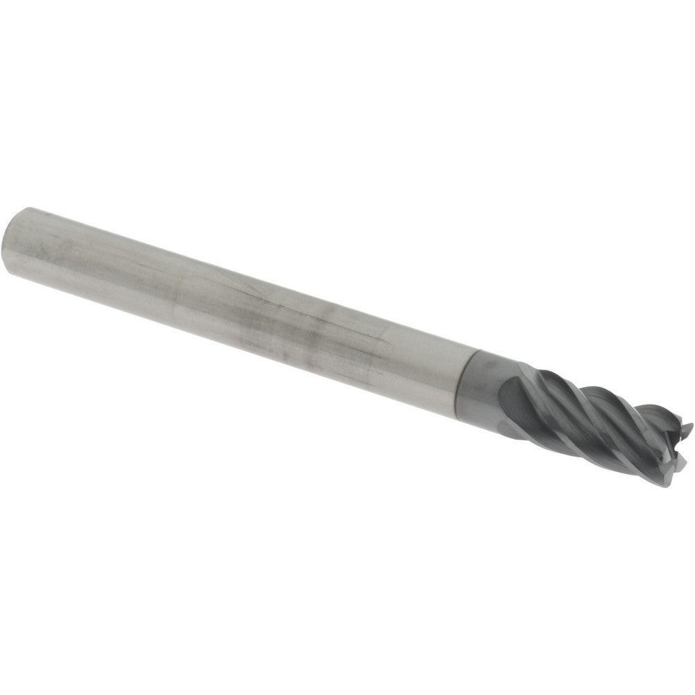 Accupro 311425 Corner Radius End Mill 1/4" Dia, 1/2" LOC, 38 deg Helix, Corner Radius End, Centercutting Series HS