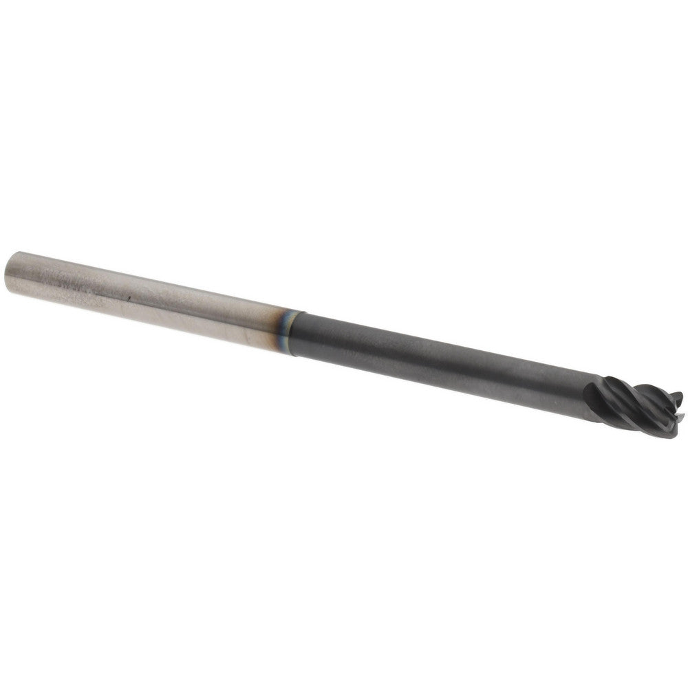Accupro 312116 Corner Radius End Mill 1/4" Dia, 3/8" LOC, 38 deg Helix, Corner Radius End, Centercutting Series HS