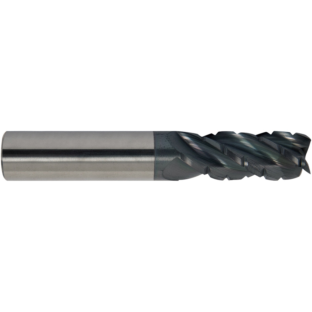 Accupro 2500533 Corner Radius End Mill 3/16" Dia, 5/8" LOC, 38 deg Helix, Corner Radius End, Centercutting Series HS