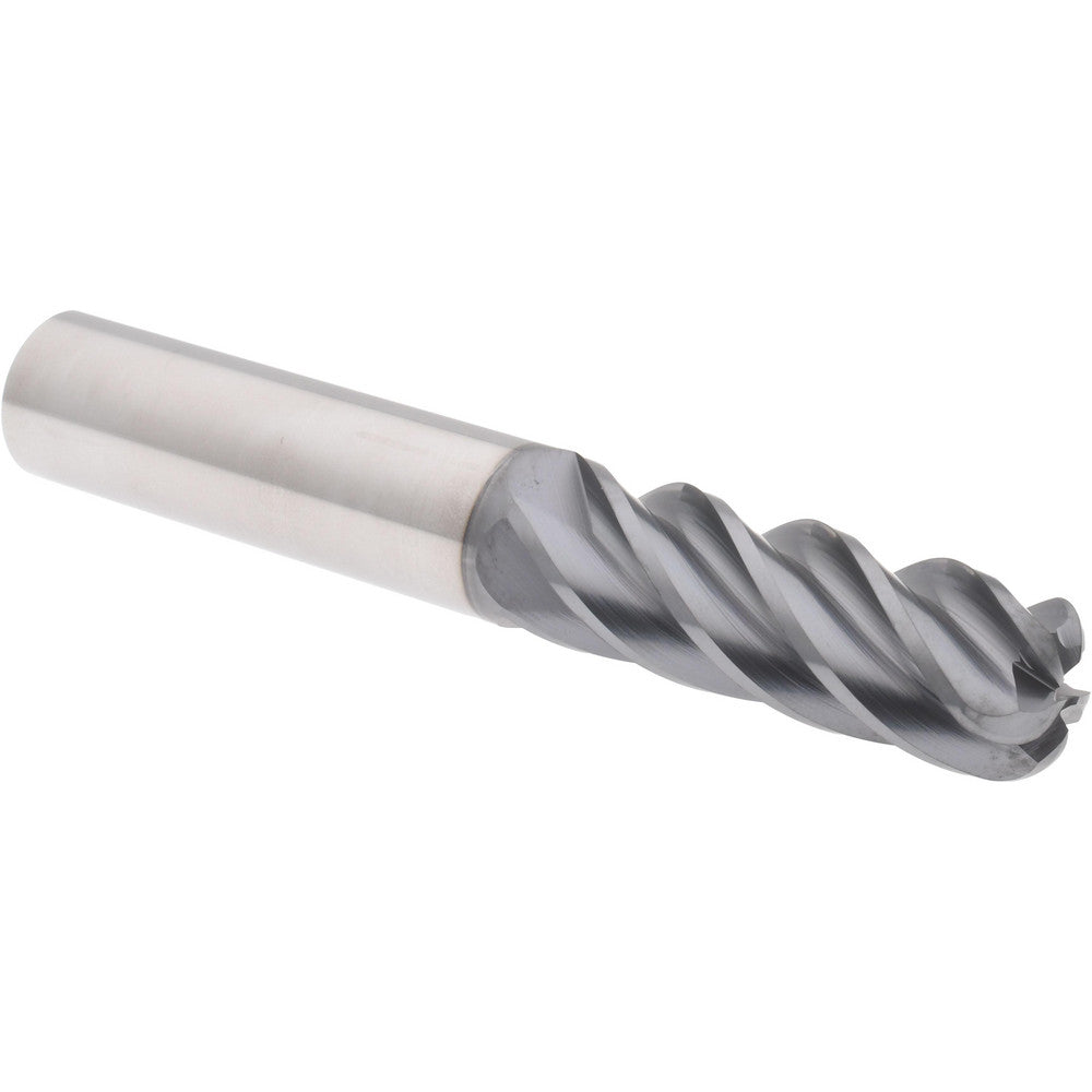 Accupro 311814 Corner Radius End Mill 3/4" Dia, 2-1/4" LOC, 38 deg Helix, Corner Radius End, Centercutting Series HS