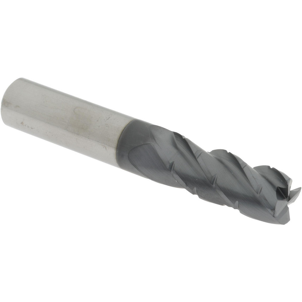 Accupro 311290 Corner Radius End Mill 1/2" Dia, 1-1/4" LOC, 38 deg Helix, Corner Radius End, Centercutting Series HS
