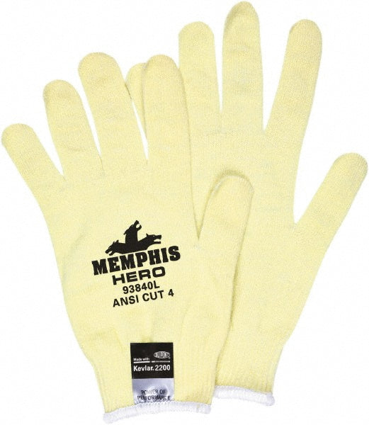 MCR Safety 93840S Cut & Abrasion-Resistant Gloves Memphis® 93840, Size Small, ANSI Cut A6, ANSI Puncture 0, PVC, Aramid