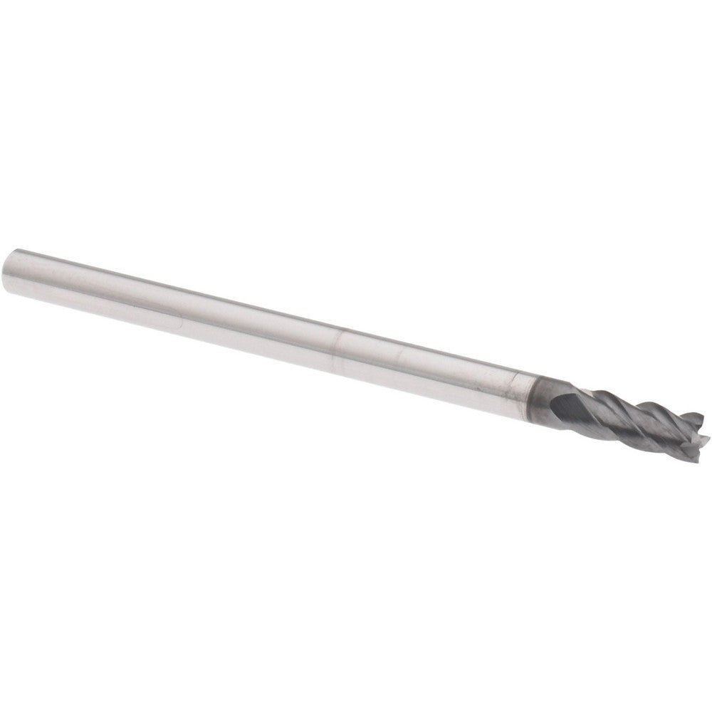 Accupro 310001 Square End Mill 1/8" Dia, 1/4" LOC, 4 Flute, Solid Carbide