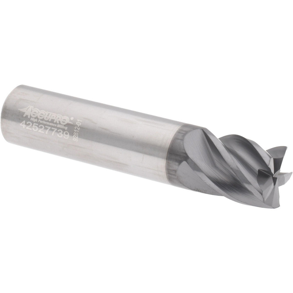 Accupro 311691 Square End Mill 5/8" Dia, 3/4" LOC, 5 Flute, Solid Carbide