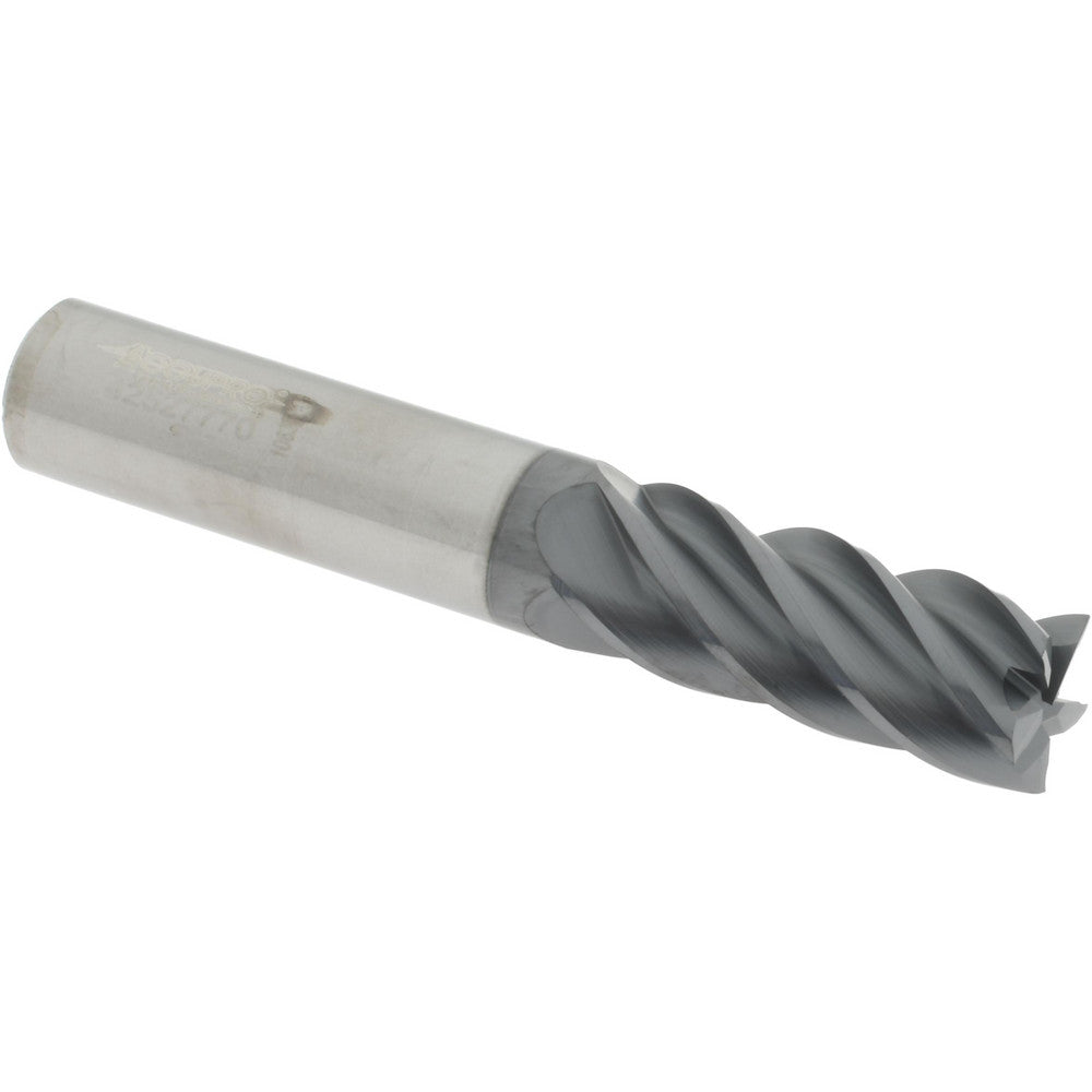 Accupro 311634 Roughing & Finishing End Mill 1/2" Dia, 5 Flute, Solid Carbide