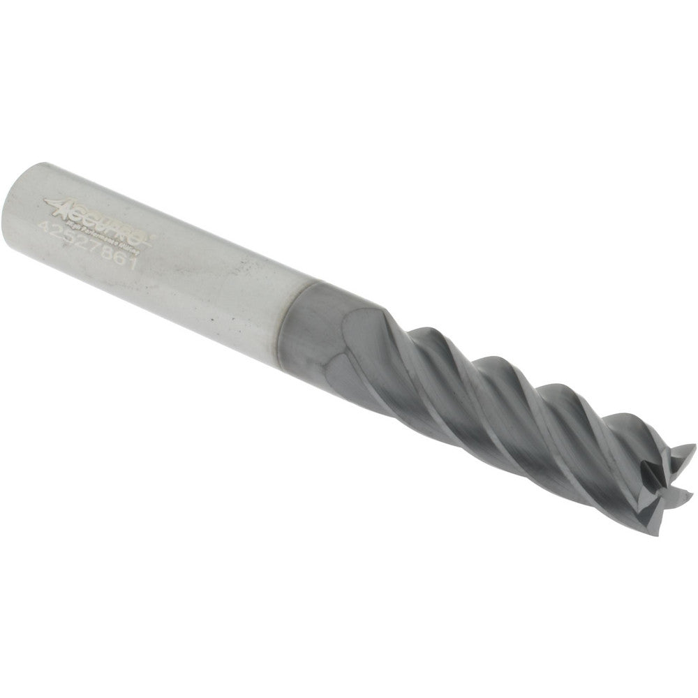 Accupro 311558 Roughing & Finishing End Mill 3/8" Dia, 5 Flute, Solid Carbide