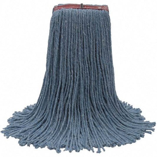 O-Cedar 7841 Wet Mop Cut Screw On, Large, Blue Mop, Cotton & Synthetic