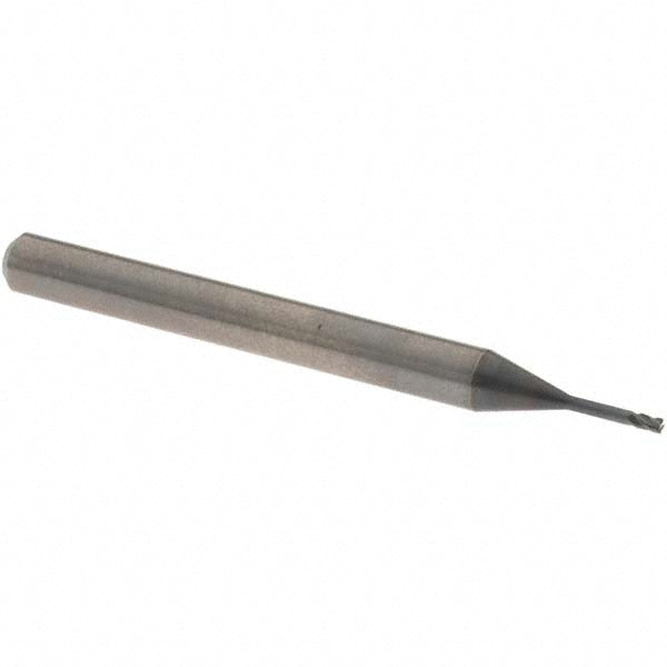 OSG 3172006 Square End Mill 1.00 mm Dia, 1.50 mm LOC, 4 Flute, Solid Carbide