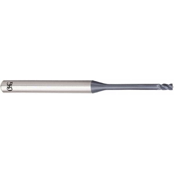 OSG 3172510 Square End Mill 1.50 mm Dia, 2.30 mm LOC, 4 Flute, Solid Carbide