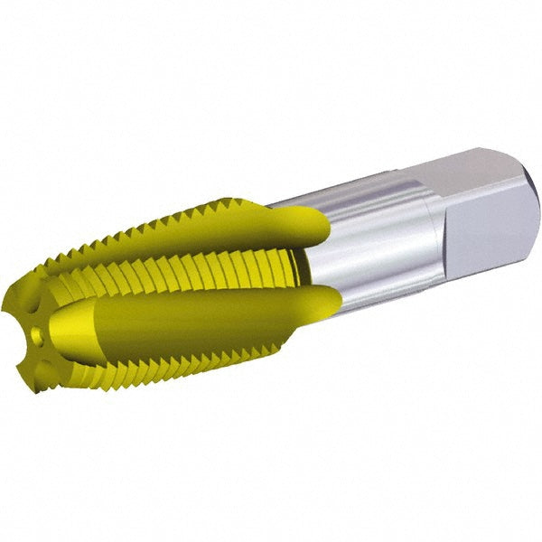 Kennametal 5629791 1/16-27 NPT, 15&deg Helix, 4 Flutes, 2-1/2 - 3-1/2 Chamfer, Oxide Finish, High Speed Steel, Spiral Flute Pipe Tap