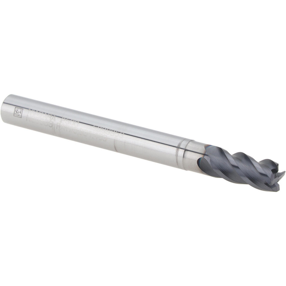 Seco 03083868 Corner Radius End Mill 1/4" Dia, 1/2" LOC, 0.0200" Radius, 4 Flute, Solid Carbide
