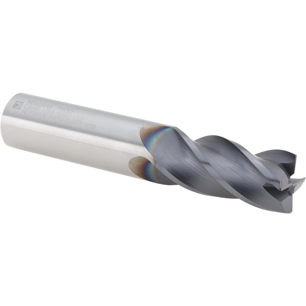 Seco 03084115 Corner Radius End Mill 3/4" Dia, 1-1/2" LOC, 0.0300" Radius, 4 Flute, Solid Carbide