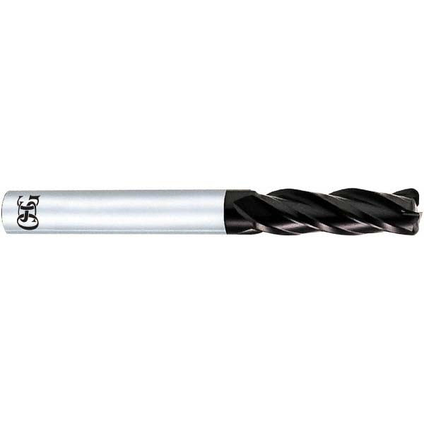 OSG 37710010 Corner Radius End Mill 6.00 mm Dia, 13.00 mm LOC, 1.00 mm Radius, 4 Flute, Solid Carbide