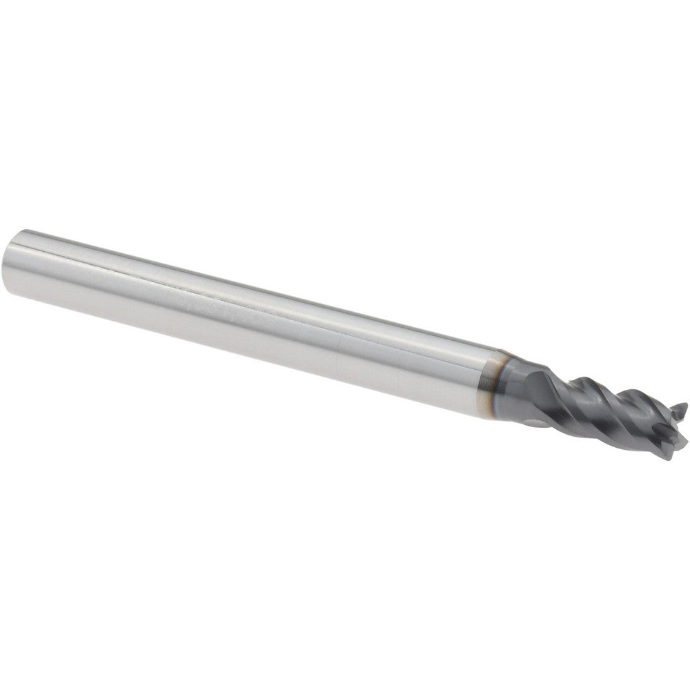 Seco 03084134 Corner Radius End Mill 5/32" Dia, 5/16" LOC, 0.0100" Radius, 4 Flute, Solid Carbide