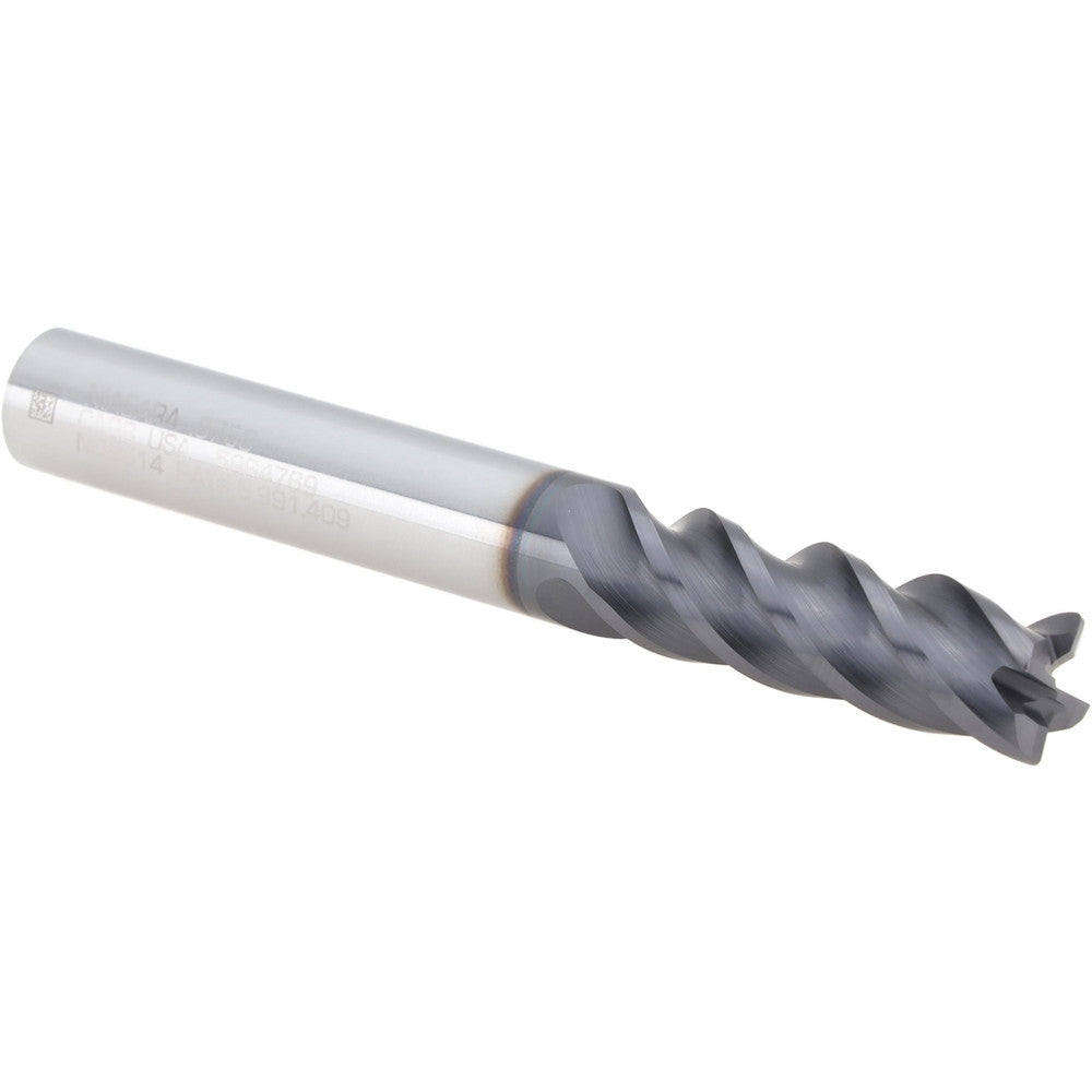 Seco 03084156 Corner Radius End Mill 3/8" Dia, 1-1/8" LOC, 0.0200" Radius, 4 Flute, Solid Carbide