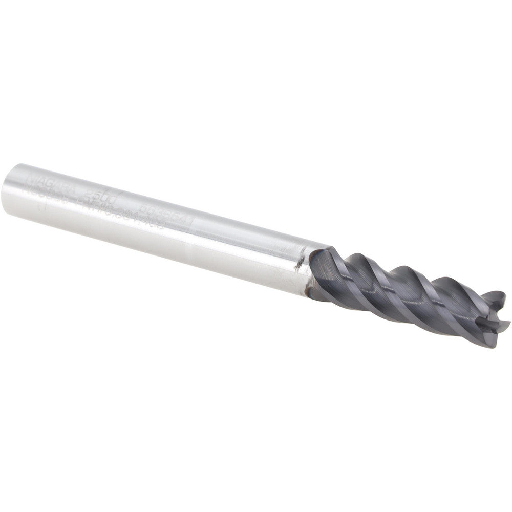 Seco 03084144 Corner Radius End Mill 1/4" Dia, 3/4" LOC, 0.0200" Radius, 4 Flute, Solid Carbide