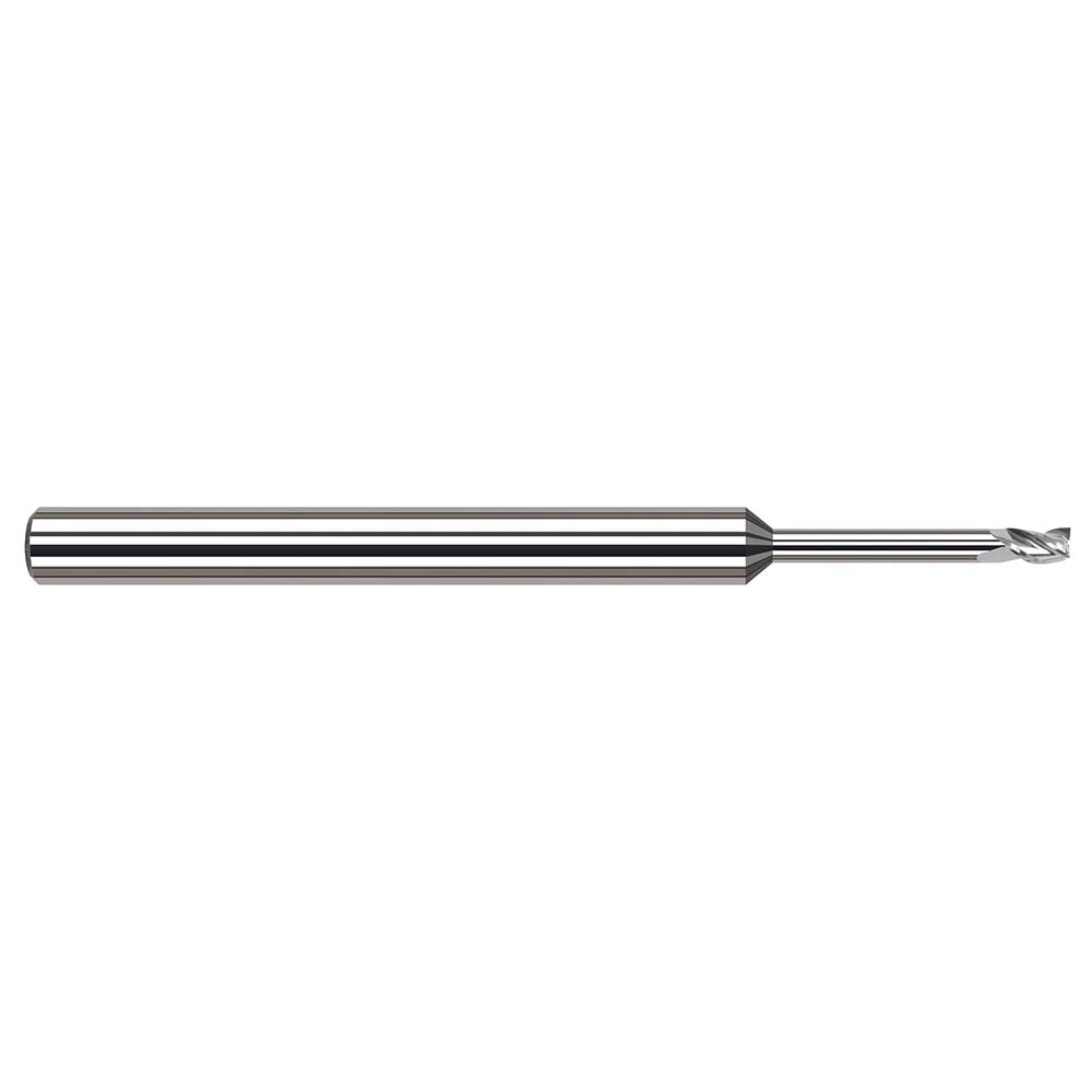Harvey Tool 34635 Square End Mill 0.90 mm Dia, 3 Flute, Solid Carbide