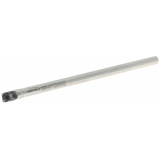 Hertel H59868992 Indexable Boring Bar HBBF-S187R5-3.5-275, 0.2750" Min Bore, Right Hand, Steel