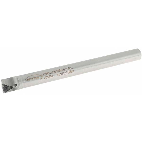 Hertel H59869909 Indexable Boring Bar HBBQ-S500R5-6.0-563, 0.5630" Min Bore, Right Hand, Steel