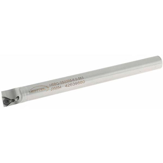 Hertel H59869909 Indexable Boring Bar HBBQ-S500R5-6.0-563, 0.5630" Min Bore, Right Hand, Steel