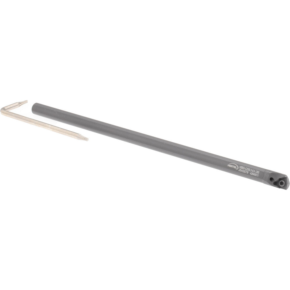 Hertel H08614810 Indexable Boring Bar HBBG-C250L3-6.0-.285, 0.2850" Min Bore, Left Hand, Solid Carbide